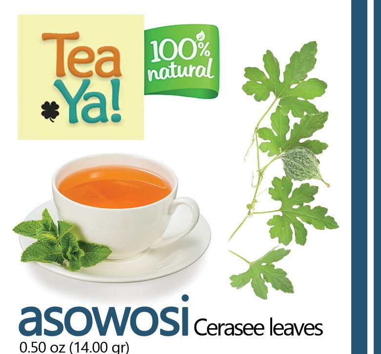 TEAYA! FEY ASOWOSI (Asosi) - CERASEE LEAVES - BITTER MELON - Momordica charantia | 0.50 OZ