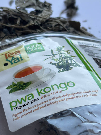 TEAYA! FEY PWA KONGO | PIGEON PEA LEAVES 0.50 oz  Case